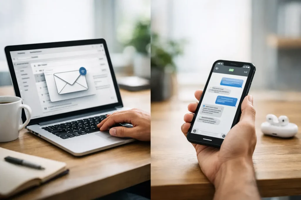 Email vs SMS Follow Up: Which Wins More Leads?