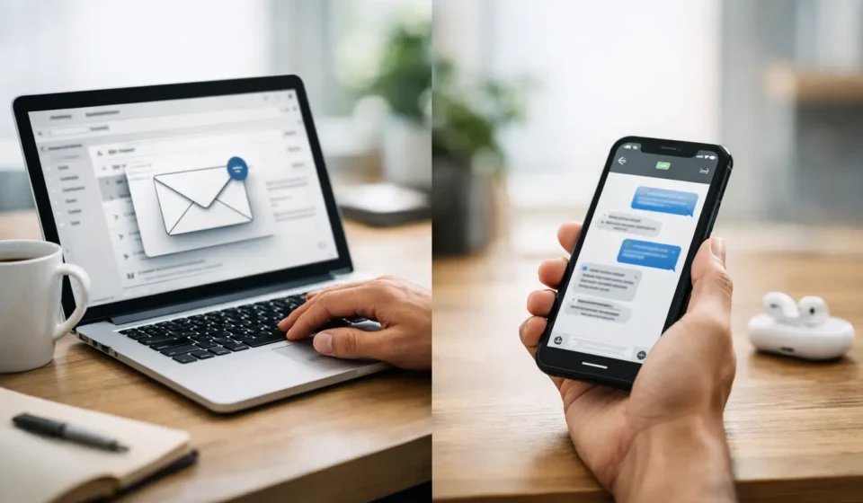 Email vs SMS Follow Up: Which Wins More Leads?