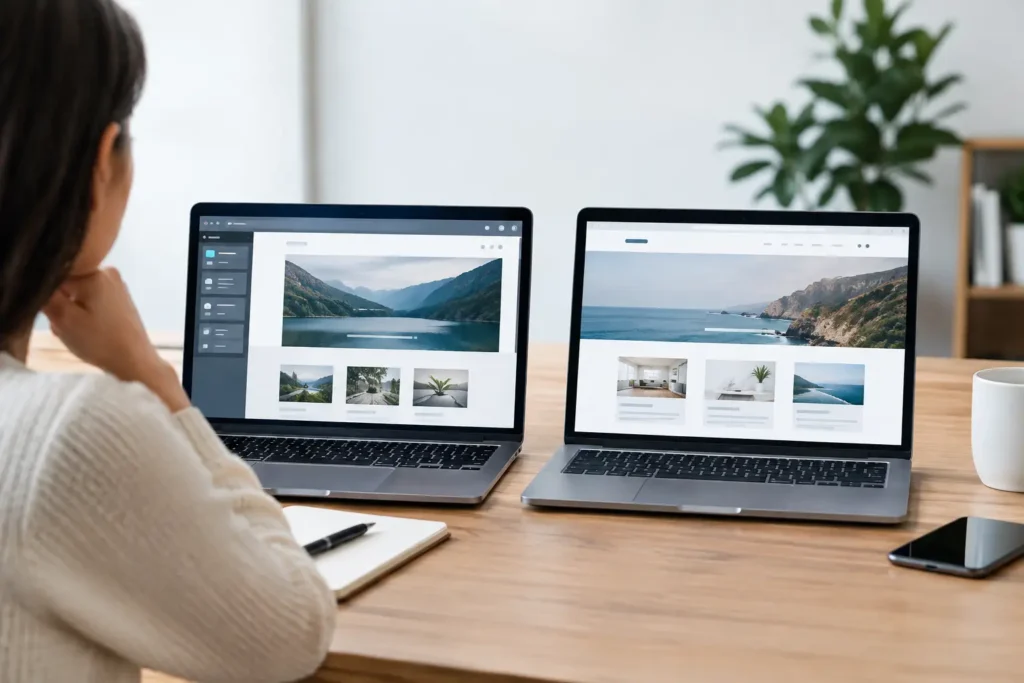 Custom Website Versus Website Template: Which Fits?